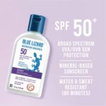 BLUE LIZARD Sport Mineral-Based Sunscreen Lotion – SPF 50+ – 5 oz