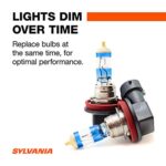 SYLVANIA – H11 SilverStar Ultra – High Performance Halogen Headlight Bulb, High Beam, Low Beam and Fog Replacement Bulb, Brightest Downroad with Whiter Light, Tri-Band Technology (Contains 2 Bulbs)