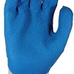 SHOWA Atlas 300 Natural Latex Palm Coated General Purpose Work Glove, Blue, Large (Pack of 12 Pair)