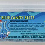 SOUR POWER Berry Blue Candy Belts, 150 Pieces, 42.3 Ounce