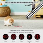 Laser Pointer for Cats, Cat Toys for Pets, Laser Pen Kitten Toys, 7 in 1 USB Rechargeable LED Laser Light, Multiple Pattern Interactive Cat Toy for Dogs