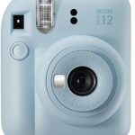 Fujifilm Instax Mini 12 Instant Film Camera (Pastel Blue), Fuji Instax Film Value Pack 30 Sheets, Protective Case, Instax Gift Bundle