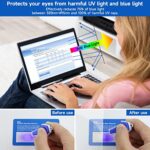 2 Pack 15.6 Inch Anti Blue Light Screen Protector, Reduce Eye Strain Matte Anti Glare Computer Screen Cover, Blue Light Blocking Screen Protector for 15.6’’ with 16:9 Resolution Laptop