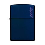 Zippo Navy Blue Matte Lighter w/ Zippo Logo – 239ZL