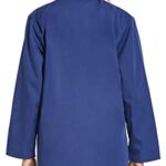 VOGRYE Professional Lab Coat for Women Men Long Sleeve