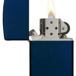 Personalized Zippo Navy Blue Matte Lighter Windproof – Engraving