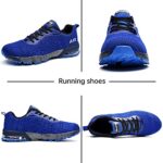 QAUPPE Mens Air Running Shoes Athletic Trail Tennis Sneaker (Blue US 9 D(M)…