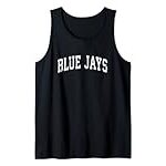 Blue Jays Mascot Vintage Athletic Sports Name Design Tank Top