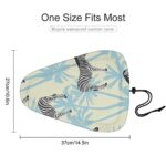 Yellow Blue Tree Zebra Bike Seat Cover Waterproof and Dustproof Adjustable Soft Saddle Cushion Covers