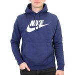 Nike Men’s Graphic Pullover Hoodie Navy