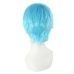 MapofBeauty 12″/30cm Role Playing Hair Cosplay Short Wig (Light Blue)