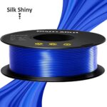 GIANTARM 3D Printer Filament, Silk Royal Blue Pla Filament, 1Kg(2.2lbs) Spool, 1.75mm Dimension Accuracy +/- 0.03mm, 3D Printing Filament