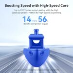 ANYCUBIC High Speed 3D Printer Filament 1.75mm, Print Up to 10X Faster, Rapid PLA Filament with High Prints Quality, Dimensional Accuracy +/- 0.02mm, Print with Most FDM 3D Printers, 1KG Spool, Blue