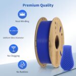 ANYCUBIC PLA 3D Printer Filament, RFID 3D Printing PLA Filament 1.75mm Dimensional Accuracy +/- 0.02mm, 1KG Spool (2.2 lbs), Dazzling Blue