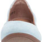 Amazon Essentials Women’s Belice Ballet Flat, Light Blue, 11 Wide