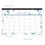 2025 Blue Sky Monthly Desk Pad Planning Calendar, 17″ x 11″, Lindley, January 2025 To December 2025