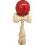 KENDAMA TOY CO. 2 Pack | Competition Pro Kendama Full Size | Solid Wood Ball and Cup Coordination Toy | Blue and Red Bundle