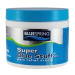 BLUESPRING Pain Relief Cream- Super Blue Stuff with Emu Oil, Arnica, Provides Maximum Arthritis Pain Relief- Anti Inflammatory Cream Goes Deep into the Skin- Great Muscle Rub and Relaxer Cream – 4 oz