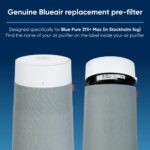 BLUEAIR Genuine Pre-Filter Blue Pure 311i+ Max Air Purifier, Washable Fabric, Moss Green